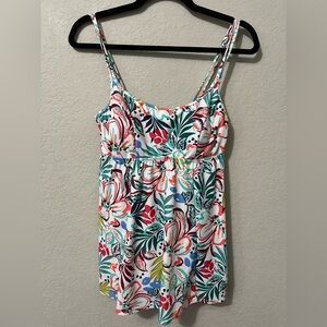 Tropical Floral One-Piece Swimsuit